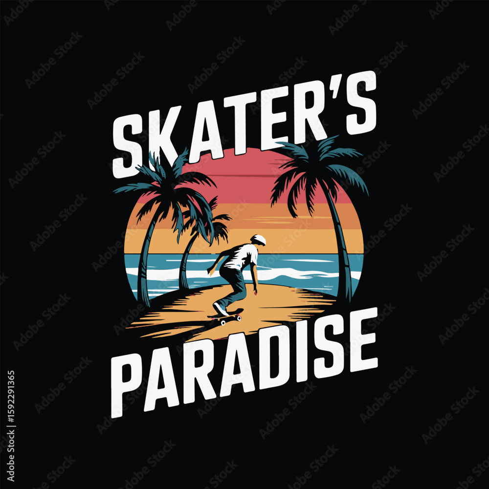 Fototapeta premium slating t shirt design