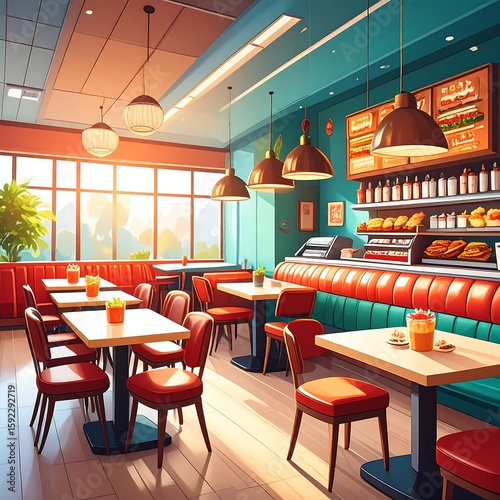 interior of a restaurant