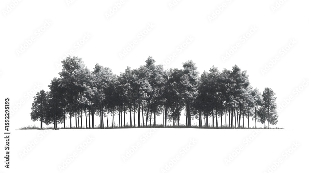 Obraz premium forest png