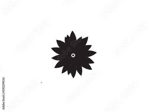 black ink splash