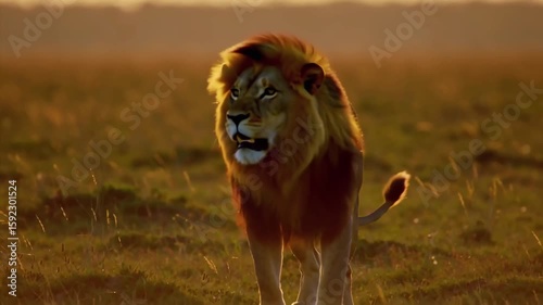 Wallpaper Mural Majestic 4K Roaring Lion in the Wild - Powerful Animal King of the Savannah

 Torontodigital.ca