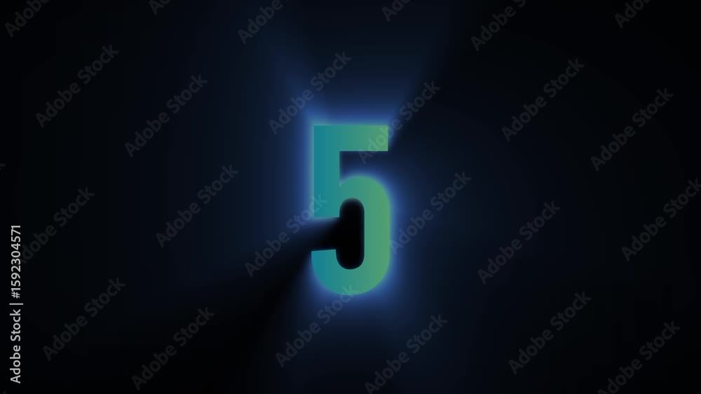 animated countdown from one to ten with glowing numbers animated countdown from one to ten with glowing numbers
