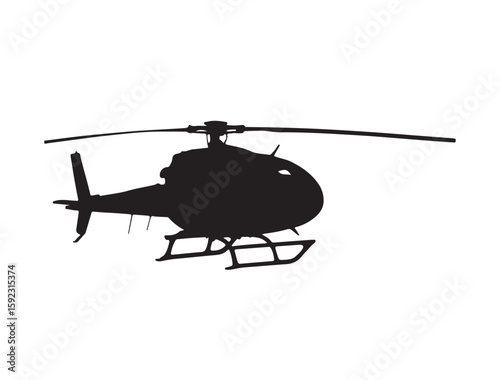 helicopter vector illustration
