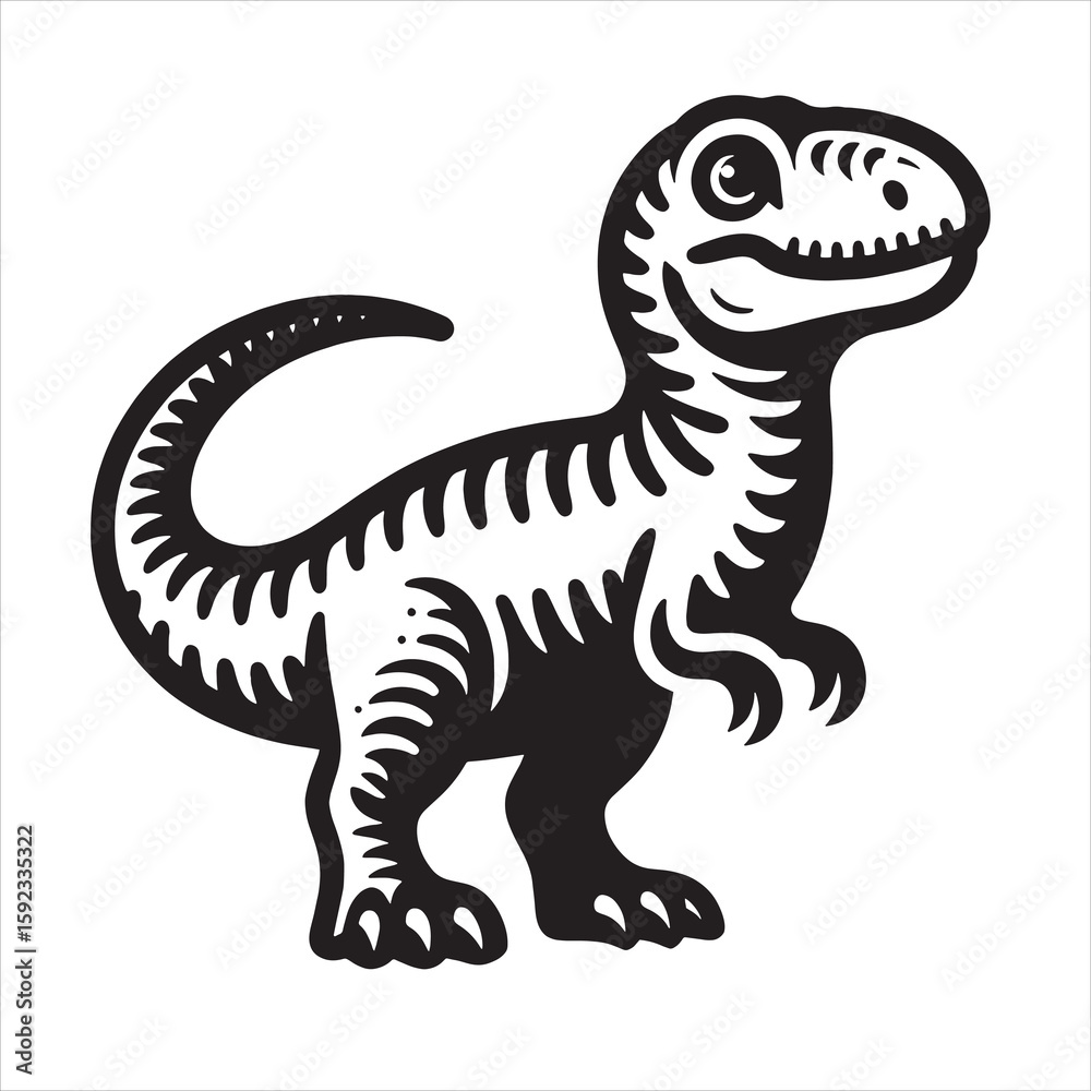 Fototapeta premium Cute Dinosaur