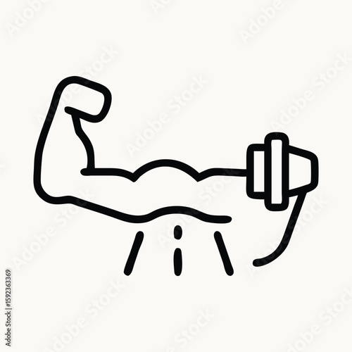 A black and red Japanese kanji character fitness club logo symbol isolated on white