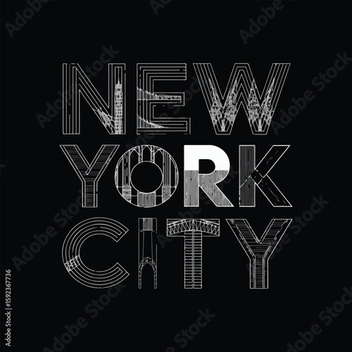 Newyork t shirt design