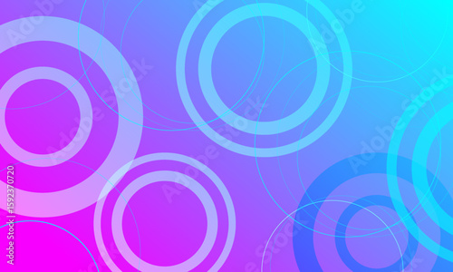 pink purple multi circles shapes funny pattern style abstract background