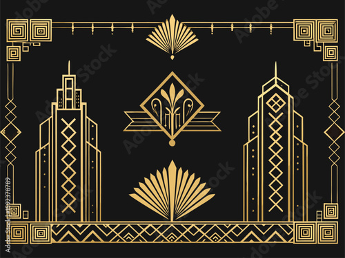 Abstract vector illustration of an old city architecture pattern with London travel landmarks and birds