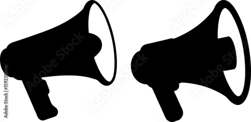 Megaphone vector art, Megaphone art, Megaphone vector art design, Vector of modern Megaphone art, Megaphone isolated