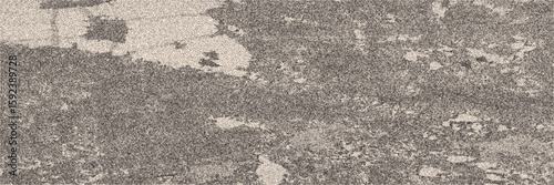 Grainy concrete background with stipple filter effect. Grange vibe for design template, collage and project. Trendy vector backdrop.