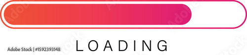 Loading bar vector illustration with white background
