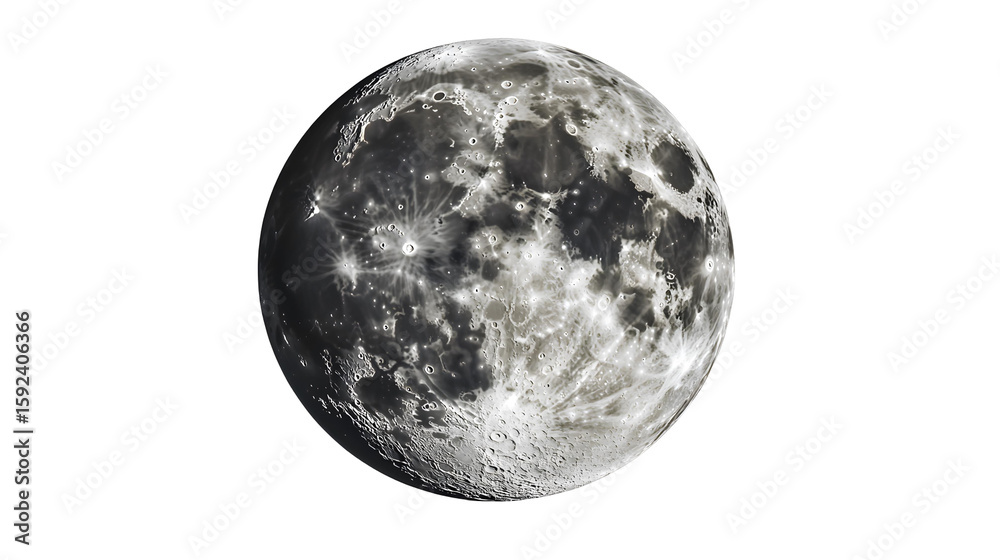 Naklejka premium moon png