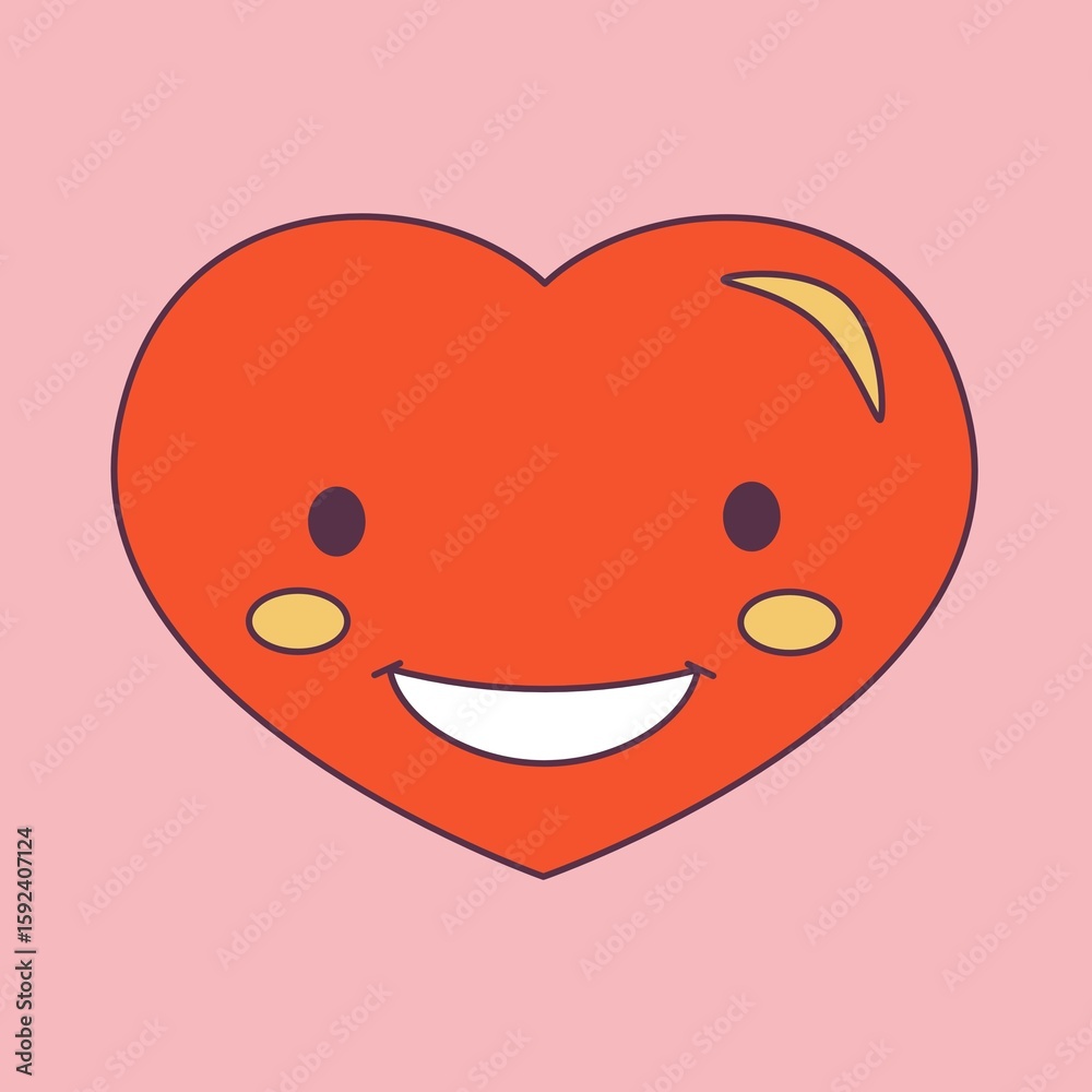 Obraz premium Colorful Retro Groovy Icons Icon Set - 8