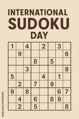 International Sudoku Day - Brain training and mind games