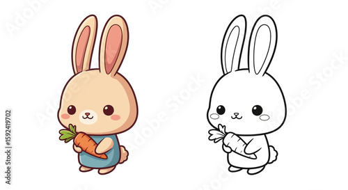 Cartoon Porcupine with Big Eyes and Soft Quills: Two Art Styles