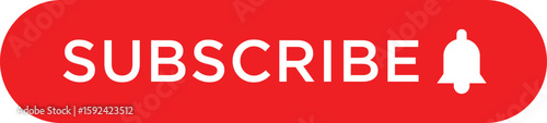 subscribe button vector design with white background