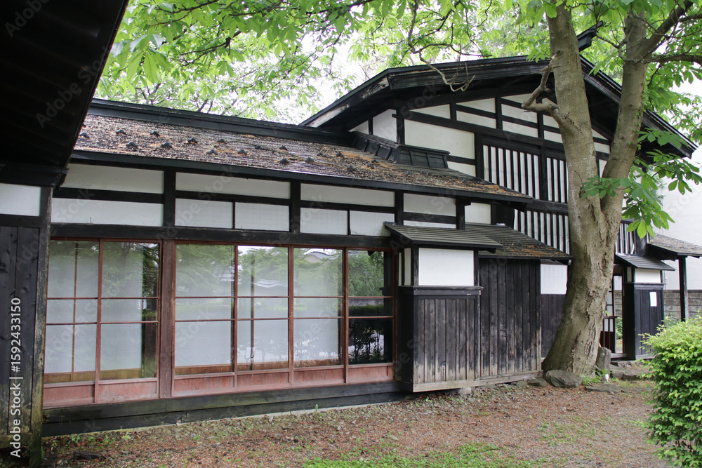 samurai's house in kakunodate in japan samurai's house in kakunodate in japan