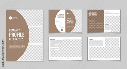Modern and Clean Company Profile Design
