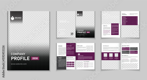 Technology Company Profile Design Template