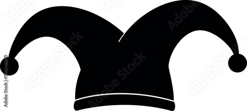 Jester hat silhouette