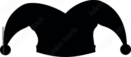 Jester hat silhouette