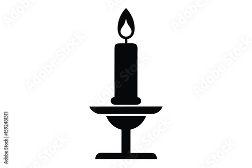candlestick vector icon