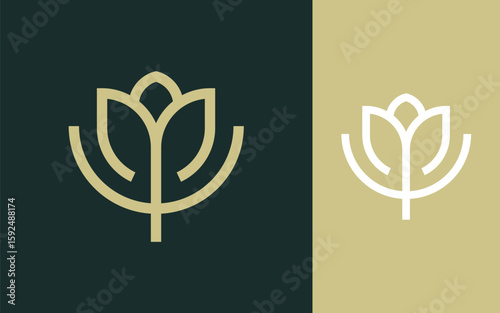 Combination letter M with Flower logo design vector illustration for decoration, boutique, wellness, beauty salon and other businesses