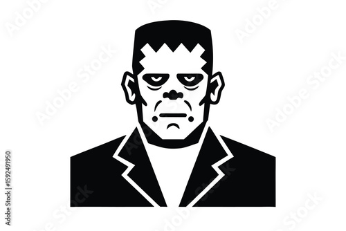 frankenstein monster vector icon