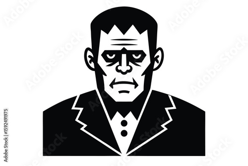 frankenstein monster vector icon