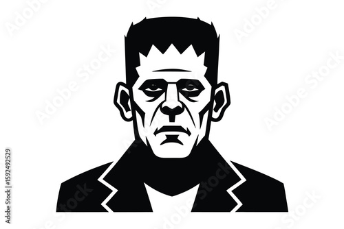 frankenstein monster vector icon