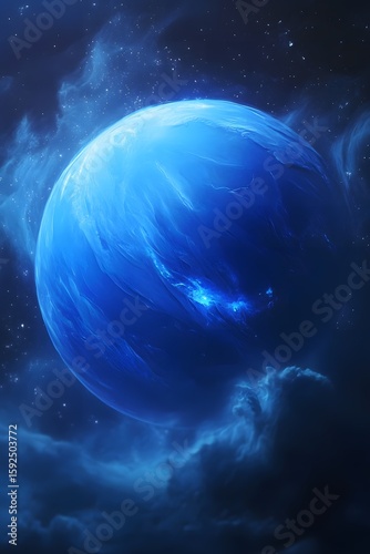 Neptune in space