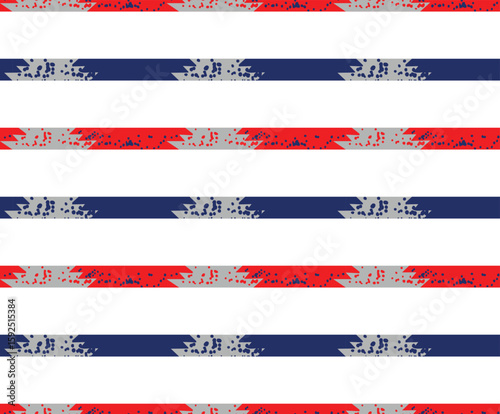 Zigzag stripe seamless pattern vector design for kids were t-shirt, stripe seamless pattern allover, kids were stripe design, yearn dyed stripe.