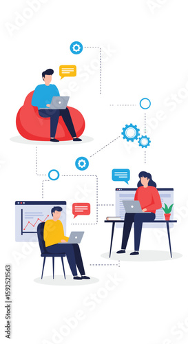 Remote team collaboration and communication strategies for enhanced productivity and engagement