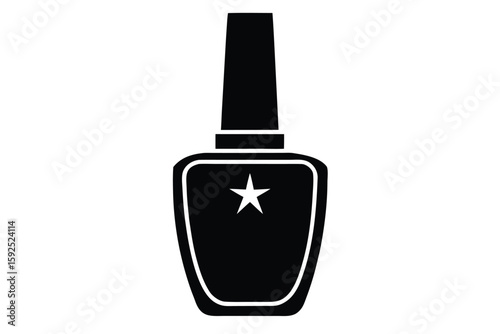 nail polish bottle vector icon
