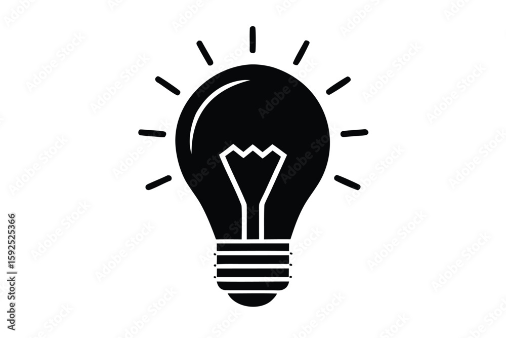 light bulb vector icon light bulb vector icon