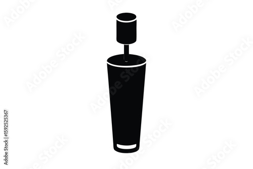 lip gloss tube  vector icon