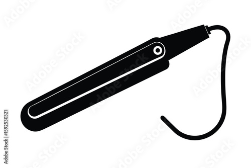 hair straightener vector icon