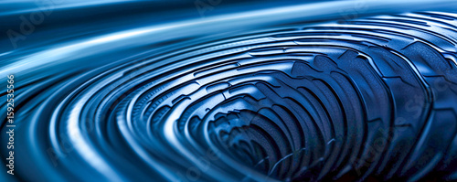 Curve looks smooth and shiny.
It feels like a wave frozen in time.
The texture is rich and detailed.