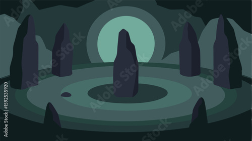 illustration of a man in a night club