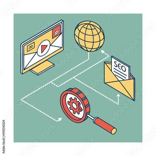 User interface design elements for mobile app in flat modern style vector , 