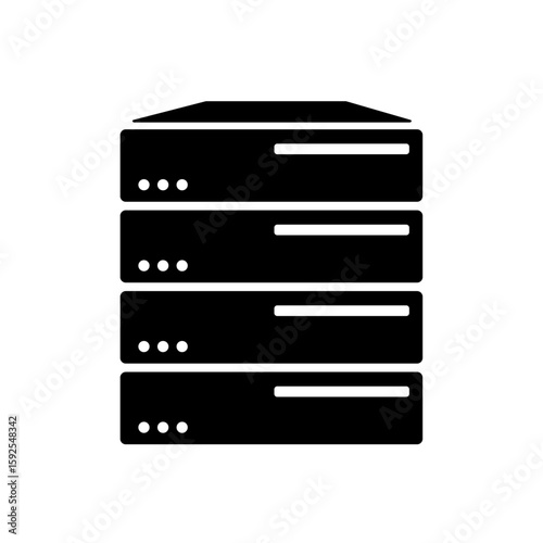 Black Server color icon