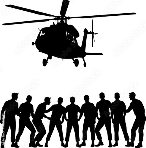 American military, soldiers, tactical, combat, army  vector bundle