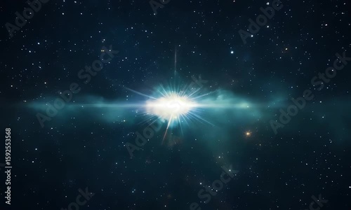 Vivid Galactic Scene