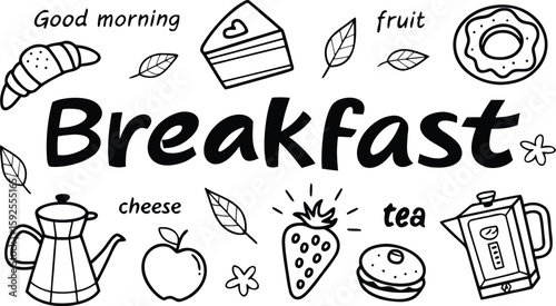 Fast food sketch for fastfood restaurant or bistro. Vector cheeseburger burger or hotdog sandwich snack, french fries or pizza and coffee or soda drink, taco and black burger.