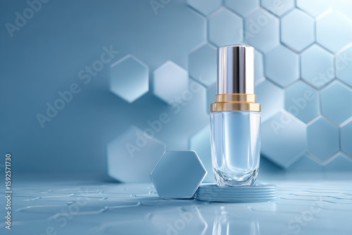 Sunscreen Cream or serum drop, Ultraviolet shield reflect UV sun light, Hexagonal skin cells layer, sunblock lotion, SPF Ultraviolet Rays protection, Advertisements for cosmetics, collagen