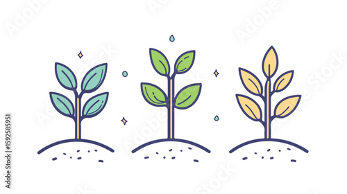 Sown Plant Growth Icon