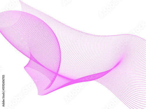 Abstract Colorful Wave Lines Background – Modern Fluid Flow Pattern