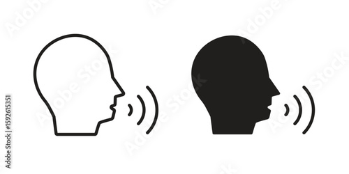 Voice control icons design vector graphic recourse
