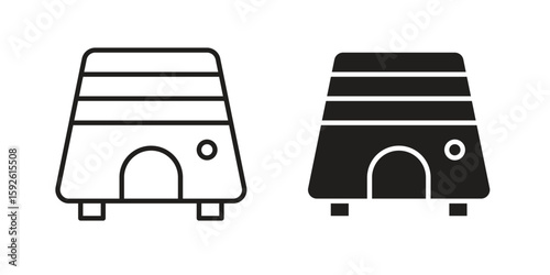 Air purifier icons design vector graphic recourse