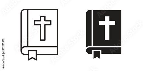 Bible icons design vector graphic recourse